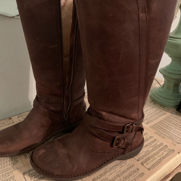 Ugg Boots Knee High Rosen Size 9 Fleece Lined - Picture 4 of 6